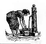 Woman at well
