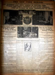 Newspaper Headline, New York Herald, March 26, 1911