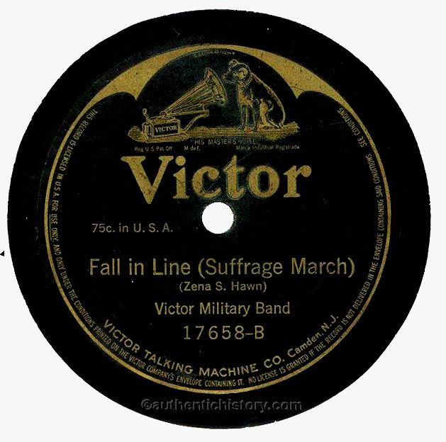Fall In Line (Suffrage March)