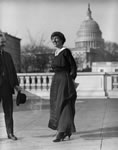 Photograph: Jeanette Rankin (R-MT), the first woman elected to the House, January 22, 1917