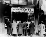 Photograph: Headquarter Opposed To Women's Suffrage, c.1915