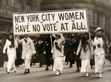 Photograph: "New York City's Women Have No Vote at All," 1913