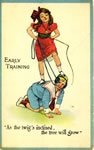 Postcard: "Early Training"
