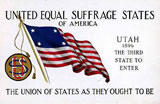 Postcard: "United Equal Suffrage States of America"