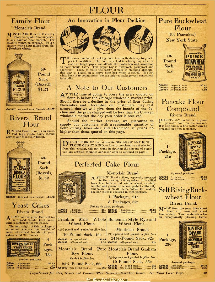 1915 Sears Grocery Catalogue