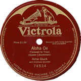 "Aloha Oe (Farewell To Thee)" by Alma Gluck (1917)