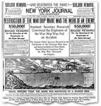 New York Journal newspaper about the Maine explosion