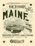 Sheet Music: "Before The Maine Went Down" (1898)