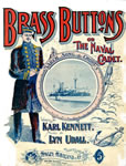 Sheet Music: "Brass Buttons, or, The Naval Cadet" (1898)