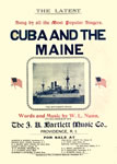 Sheet Music: "Cuba and the Maine" (1898)