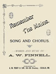Sheet Music: "Remember The Maine" (1898)