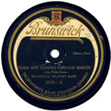 Stars and Stripes Forever, Brunswick Military Band (1920)