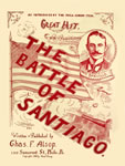 Sheet Music: "The Battle of Santiago" (1898)