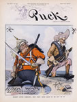 "Misery Loves Company;--But They Hope Soon To Be Out of It.", Puck, March 20, 1901