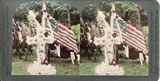 Stereoview of President McKinley's Funeral Wreath, 1901