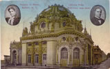 Postcard showing the Temple of Music, Site of the Assassination