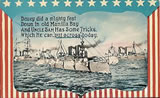 Great White Fleet Postcard, Invoking Admiral Dewey, c.1907