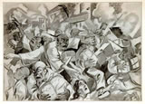 "The Evacuation of Chinatown" by W.E. Scull, 1906