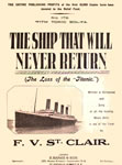 Sheet Music: "The Ship That Will Never Return" (1912)