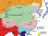 MAP: European "spheres of influence" in China