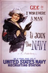 "Gee!! I Wish I Were a Man, I'd Join The Navy"