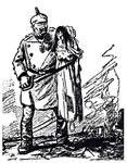The Kaiser Commits Atrocities In Belgium, New York World, 1914