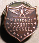 National Security League Pin