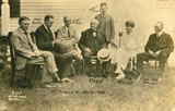 Real Photo Postcard: President Coolidge and Business Leaders, August 19, 1924