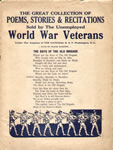 Poems, Stories & Recitations sold by the Unemployed World War Veterans
