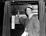 Photograph: Eleanor Roosevelt Voting