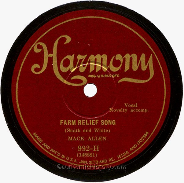 Farm Relief Song