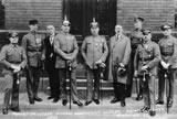 Defendants in the Beer Hall Putsch trial (Hitler is 4th from the left)