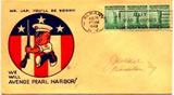 Postal Cover: "Mr. Jap, You'll Be Sorry. We Will Avenge Pearl Harbor!"