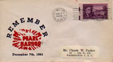 Postal Cover, with exploding red letters