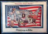 Poster: "Democracy in Action," with FDR