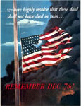 Poster: "Remember December 7th"