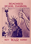 Poster: "Buy War Bonds," "Jap Treachery"