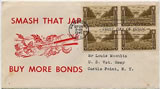 Postal Cover: "Smash That Jap, Buy More Bonds"
