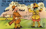 Postcard: "To My Brave Soldier Boy"