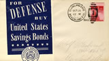Postal Cover: "For Defense Buy United States Savings Bonds"