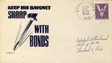 Postal Cover: "Keep His Bayonet Sharp With Bonds"
