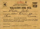 War Ration Book 4