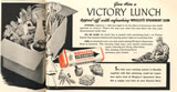 Wrigley's Gum Ad: "Give Him a Victory Lunch"