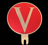 License Plate Topper: "V" for Victory