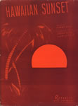 Sheet Music: "Hawaiian Sunset" (1941)