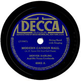 "Modern Cannonball" by Denver Darling (1942)