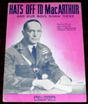 Sheet Music: "Hats Off to MacArthur" (1942)
