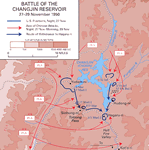 Map of Chosin Reservoir