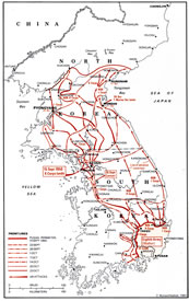 Map of Phase 2: September 15-October 23, 1950