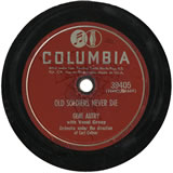 "Old Soldiers Never Die" by Gene Autry